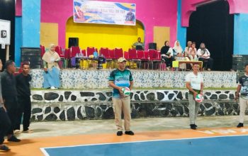 Meriahkan HUT Ke-18 Desa Gunung Durian Natuna Digelar Turnamen Bola Voli RW Cup Diikuti 23 Tim