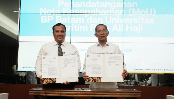 BP Batam dan UMRAH Teken Nota Kesepahaman, Perkuat Kajian dan Inovasi Kemaritiman
