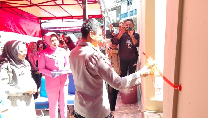 Kapolresta Tanjungpinang Resmikan Sumur Umum di Gang Kelinci Bukit Cermin Tanjungpinang