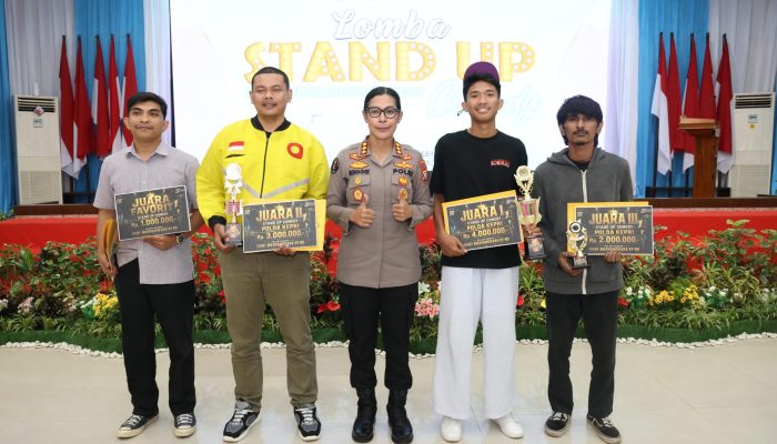 HUT Bhayangkara Ke-80, Lomba Stand Up Comedy Polda Kepri Diikuti 20 Peserta 
