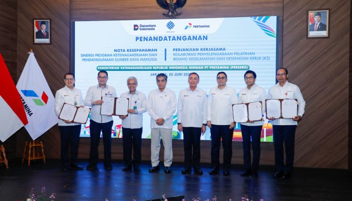 Kemnaker–Pertamina Jalin Kolaborasi Pengembangan SDM dan Pelatihan Vokasi K3