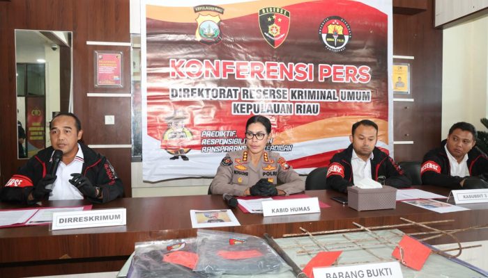 Polda Kepri Tangkap Pelaku Pencurian Penutup Drainase Di Terowongan Pelita Batam