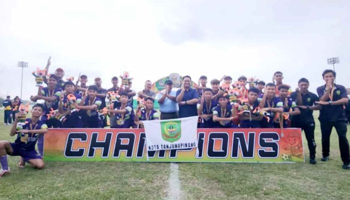 Popda Kepri 2026, Tim Sepak Bola Tanjungpinang Raih Perak 