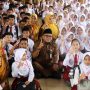 Hari Pertama Sekolah, Wako Lis Tinjau GAMAS dan MPLS di SMPN 1