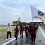 Pembukaan POPDA X Kepri, Atlet Bintan Tampil Semangat Saat Defile di Coastal Area