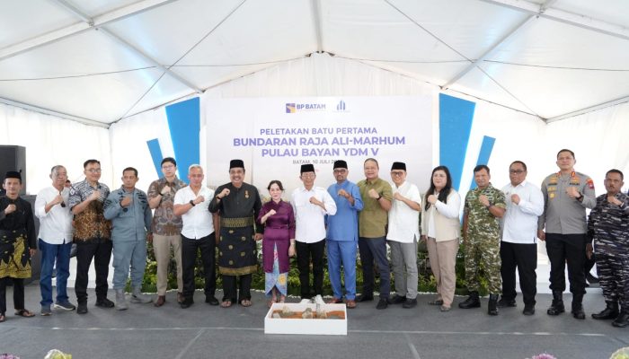 Didukung CSR PT Uma Graha Berkah, BP Batam Bangun Bundaran Raja Ali Marhum 