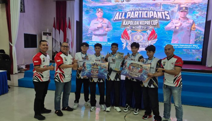Juara Turnamen Mobile Legends, Polresta Tanjungpinang Wakili Polda Kepri ke Tingkat Mabes Polri