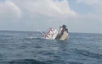 Mati Mesin dan Dihantam Ombak, Kapal Tagboat Persada 7 Tenggelam di Perairan Tambelan