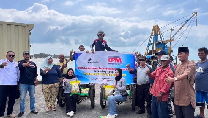 PT CPM Bagikan 500 Paket Sembako Untuk Masyarakat Lingga