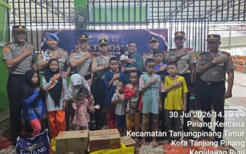 Siswa SIP Angkatan ke-56 Polda Kepri Gelar Baksos di Panti Asuhan Nur Ar-Rohman Tanjungpinang