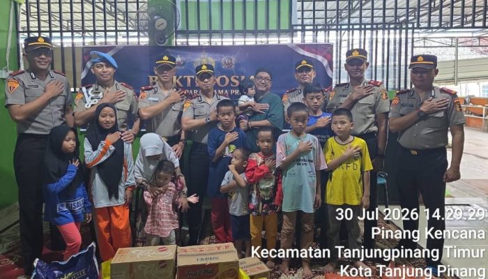 Siswa SIP Angkatan ke-56 Polda Kepri Gelar Baksos di Panti Asuhan Nur Ar-Rohman Tanjungpinang