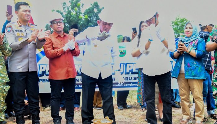 Gubernur Kepri Peletakan Batu Pertama Pembangunan SMKN 13 dan 14 di Batam