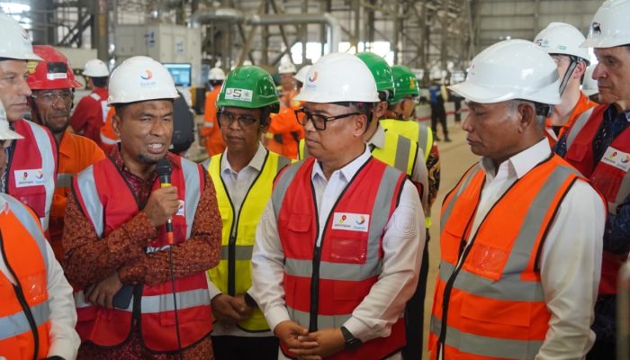 Wagub Kepri Resmikan Pemotongan Baja Perdana di PT Saipem Indonesia Karimun Yard