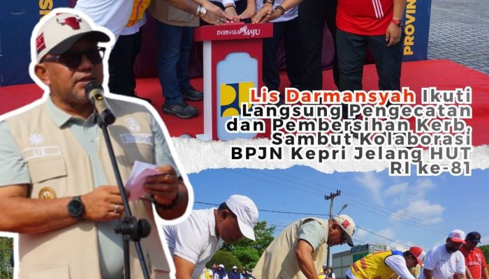 Pengecatan Kreb, Wako Lis Apresiasi BPJN Kepri Turut Jaga Kebersihan dan Keindahan Ruas Jalan 