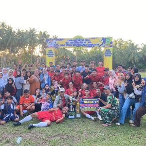 Desa Tanjung Juara I Turnamen Sepak Bola Antar Desa, HUT ke-108 Desa Kelanga