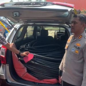 Satu Pencuri Kabel Lampu Jembatan Dompak Tanjungpinang Ditangkap, Tiga Pencuri Masih Diburu