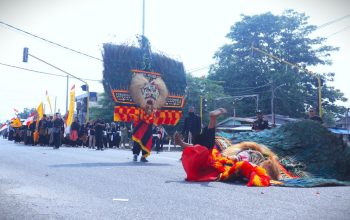 Reog Singo Mudho Semarakkan Gebyar Pawai Budaya HUT RI ke-81 di Natuna
