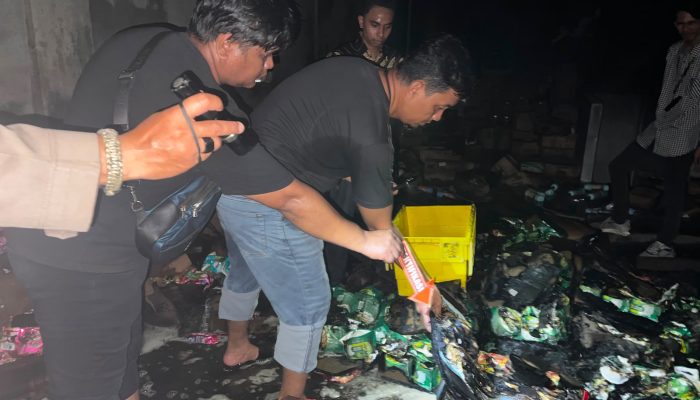 Kebakaran Alfamart di Tanjung Uban, Polres Bintan: Tidak Ada Korban Jiwa