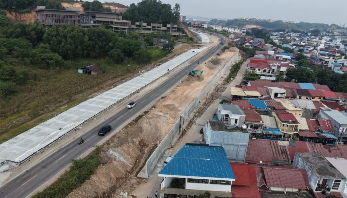 BP Batam: Progres Peningkatan Jalan Landing Point Fly Over – Simpang Lalan Madani Capai 39,194 Persen