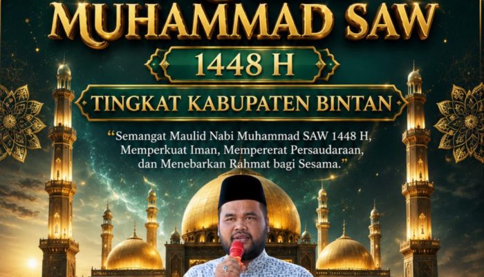 Pemkab Bintan Ajak Masyarakat Hadiri  Peringatan Maulid Nabi 1448 H di Community Centre Teluk Sebong