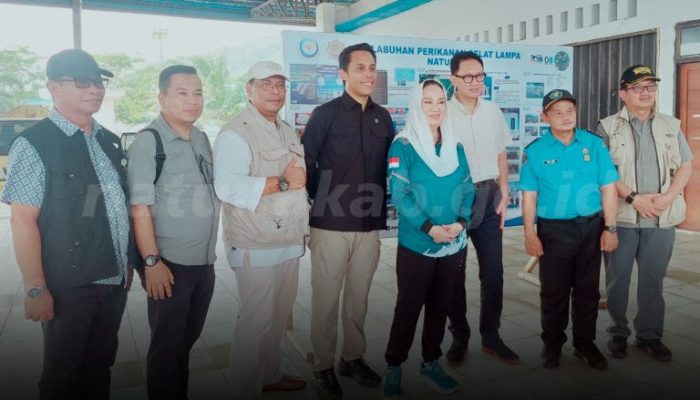 Kunker Wamenlu di Sedanau, Pembudidaya Ikan Harapkan Ekspor Ikan ke Hongkong Dibuka Kembali 