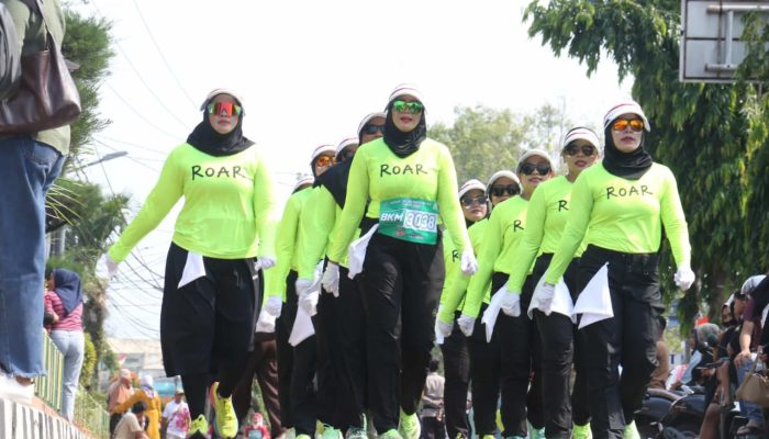 Sebanyak 156 Regu Ikuti Gerak Jalan Proklamasi 8 Km di Tanjungpinang 