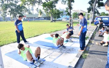 Uji Ketahanan Fisik, Casis Tamtama PK TNI AU Jalani Tes Samapta di Lanud RSA 
