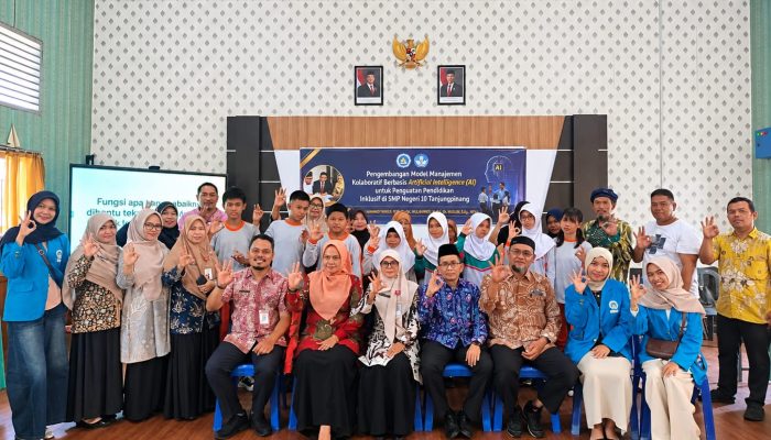 SMP Negeri 10 Tanjungpinang Kembangkan Model Manajemen Kolaboratif Berbasis AI 
