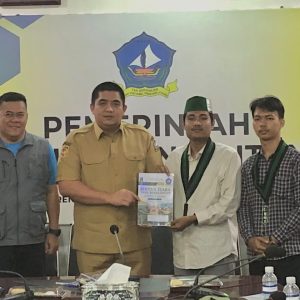 HMI Tanjungpinang-Bintan Serahkan Policy Brief Pembangunan kepada Bupati Bintan