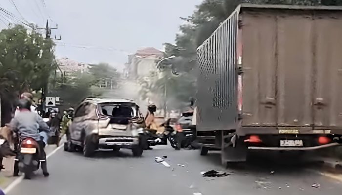 Laka Lantas Beruntun di Tanjungpinang, Satu Pengendara Meninggal