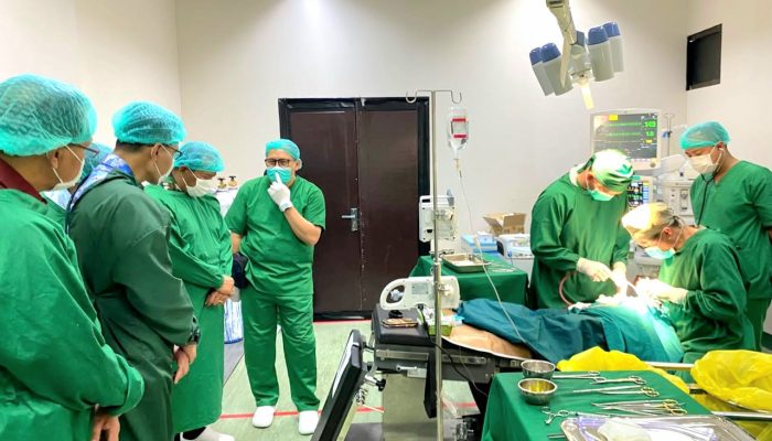 HUT ke-81 TNI, Lanud RSA dan Puskesau Gelar Operasi Bibir Sumbing Gratis 