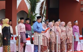 Upacara Hari Jadi Provinsi Kepri Ke-24, Bupati Roby Paparkan Capaian Pembangunan di Kepri