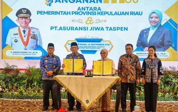 Pemprov Kepri -Taspen Group Tandatangani PKS Penyelenggaraan Asuransi Bagi ASN