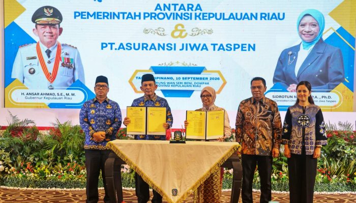 Pemprov Kepri -Taspen Group Tandatangani PKS Penyelenggaraan Asuransi Bagi ASN