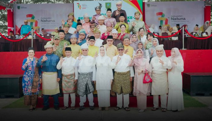 Upacara HUT Ke-27 Kabupaten Natuna, Cen Sui Lan Paparkan Tantangan dan Capaian Pembangunan