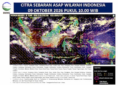 BMKG : Kabut Asap di Pulau Bintan Kiriman dari Kalimantan dan Sumatera 