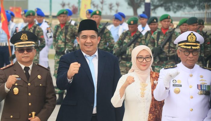 Upacara HUT ke-81 TNI, Bupati Roby: Perkuat Sinergi Menjaga Keamanan Daerah
