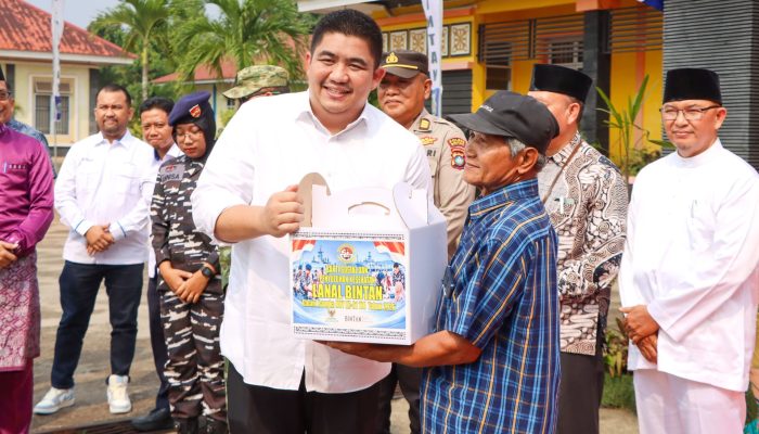 Bupati Roby Apresiasi Lanal Bintan Gelar Baksos dan Penyuluhan Kesehatan Sempena HUT ke-81 TNI