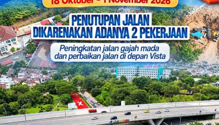 Pemasangan Box Culvert, BP Batam Akan Tutup Jalan Gajah Mada dan Depan Hotel Vista 