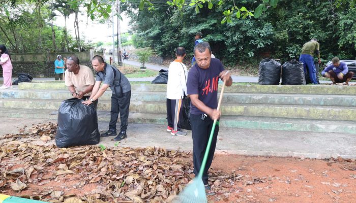 Gubernur Kepri dan Bupati Bintan Goro Bersama OPD di Taman Kolam Kijang
