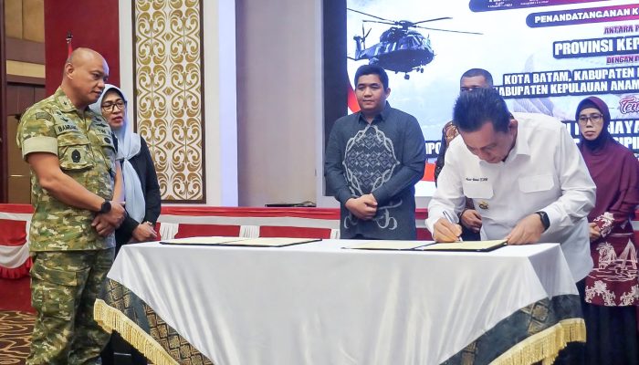 Pemkab Bintan-Pemprov Kepri Teken Kesepakatan Pembiayaan Pembentukan Komcad ASN